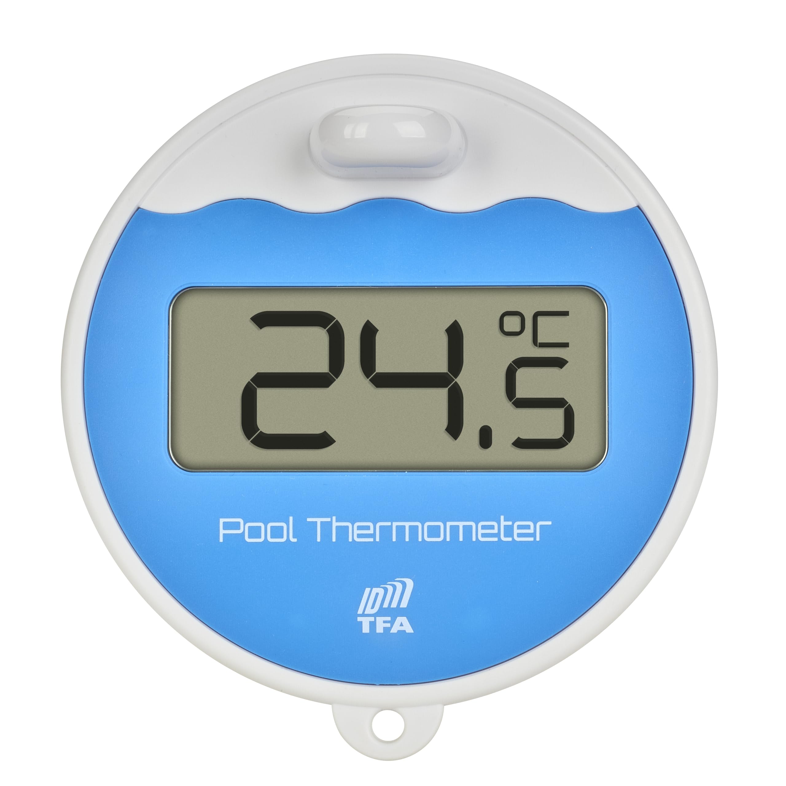 TFA Dostmann Kit de démarrage Thermomètre numérique piscine et passerelle, 35.8110, compatible avec TFA.me, pour la surveillance en ligne de piscines, étangs, bains glacés, température de l'eau, blanc