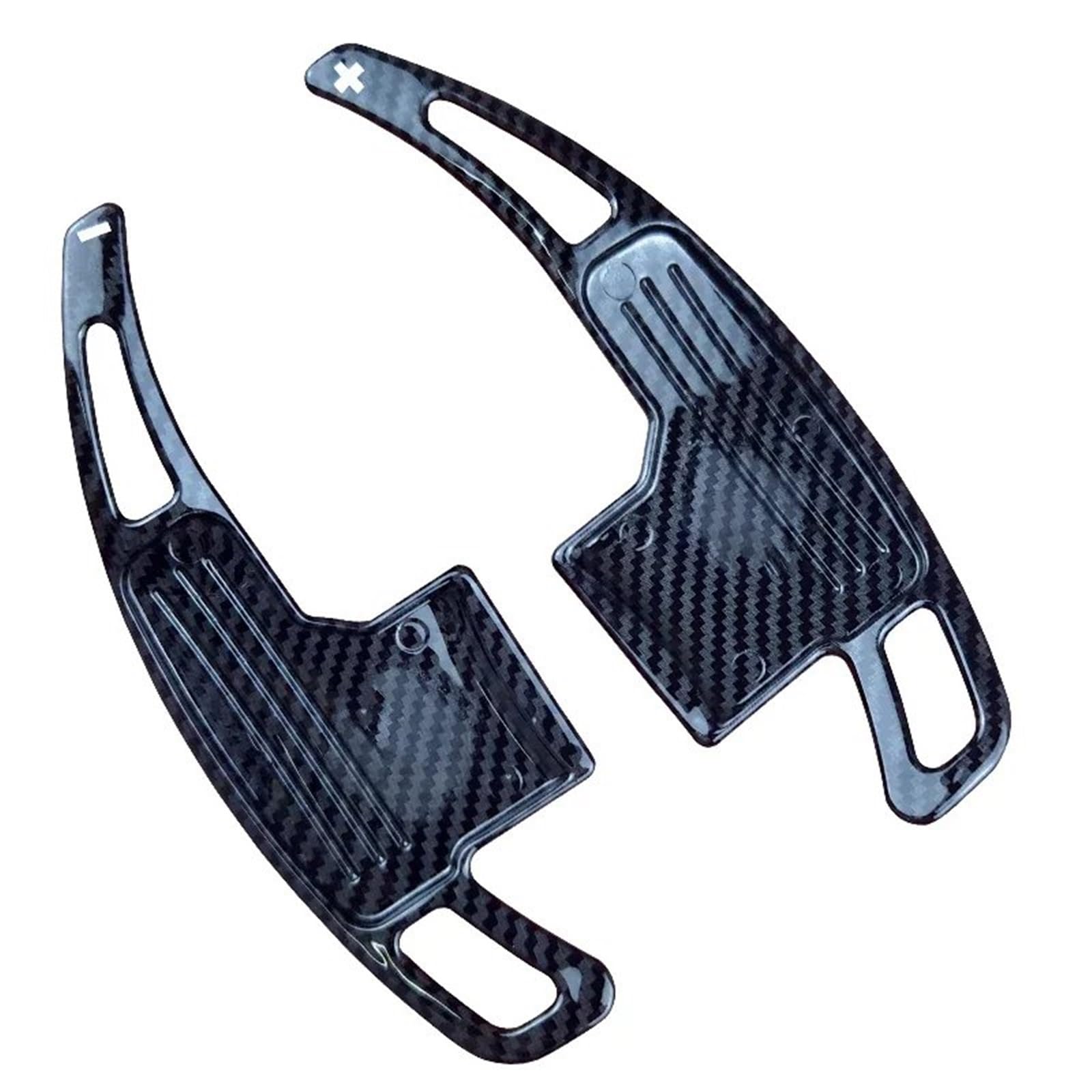 Paddle Shift Extensions Compatible With For Mustang 2015 2016 2017 2018 2019 Car Steering Wheel Shift Paddle Extension Shifting Paddle Car Paddle Shifters(Carbon black)