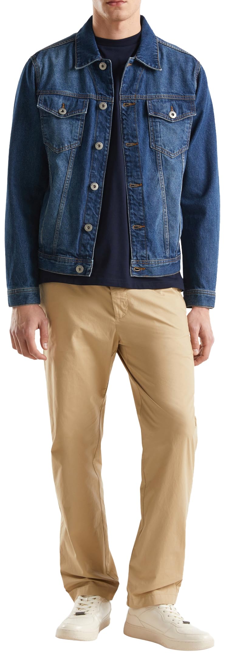 United Colors of Benetton Men's Trousers, Beige, 40