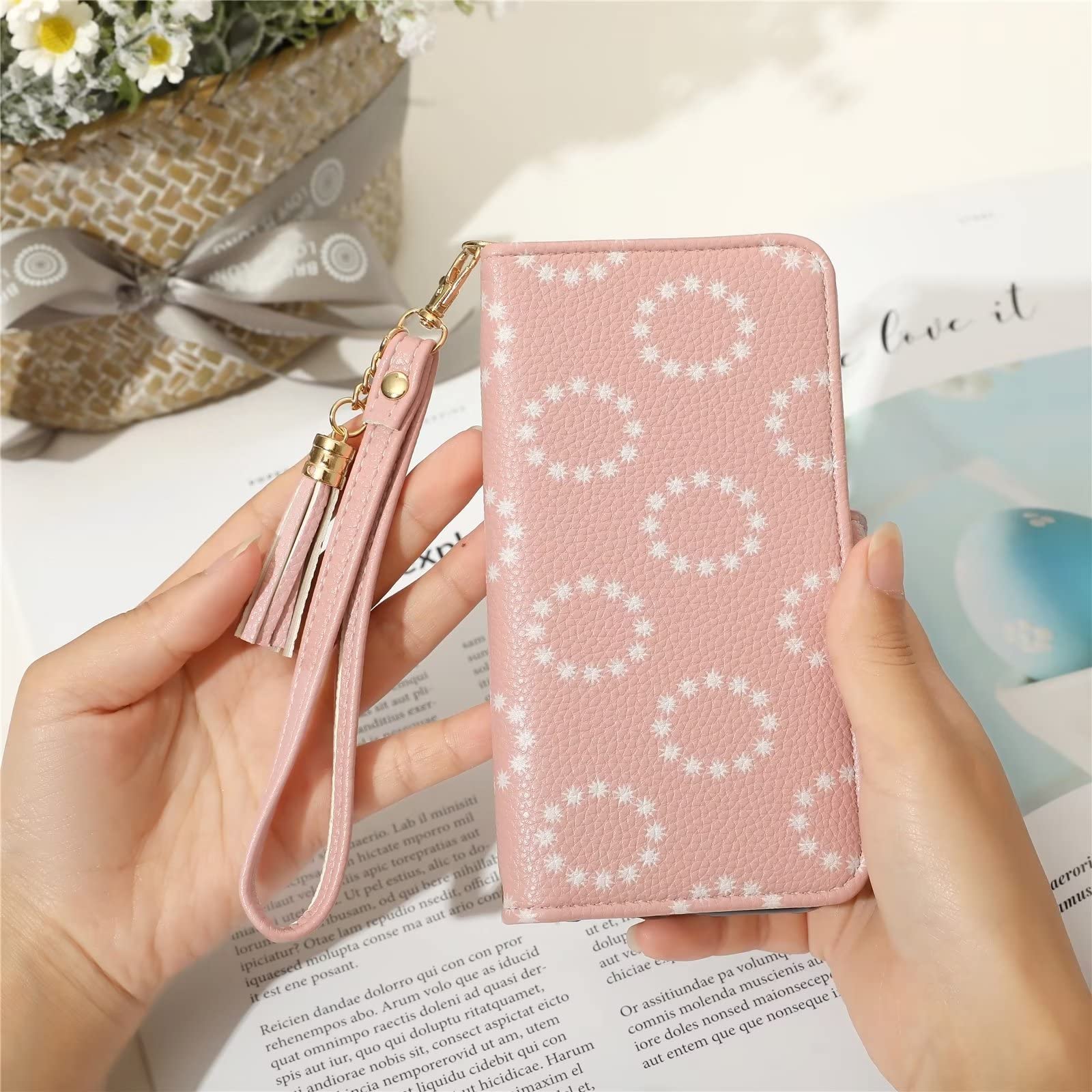 LADLOD 手帳型ケース iphoneSE 202 : LADLOD 手帳型ケース iphoneSE 2022 ケース 手帳型