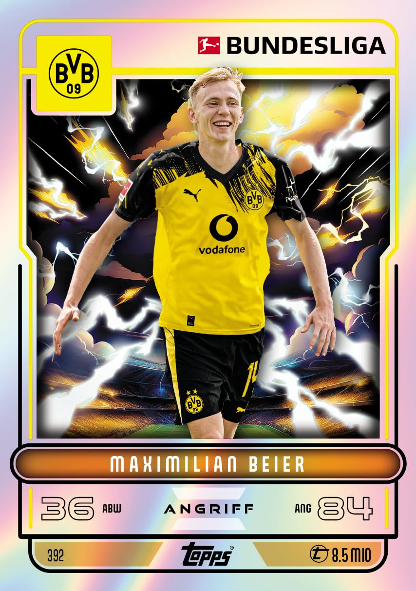 Bundesliga Match Attax 25/26 - Mini Tin - Lightning (39 Karten darunter 3 Exklusive Tin-Karten) - 5