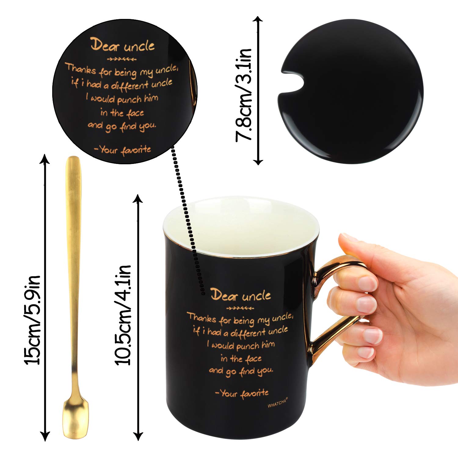 Amazon.com: WHATCHA Thanks for Being My Uncle Funny Coffee Mugs Tea Cups -  Birthday Father's Day Christmas Gifts for Uncle - 11oz Ceramic : Home &  Kitchen