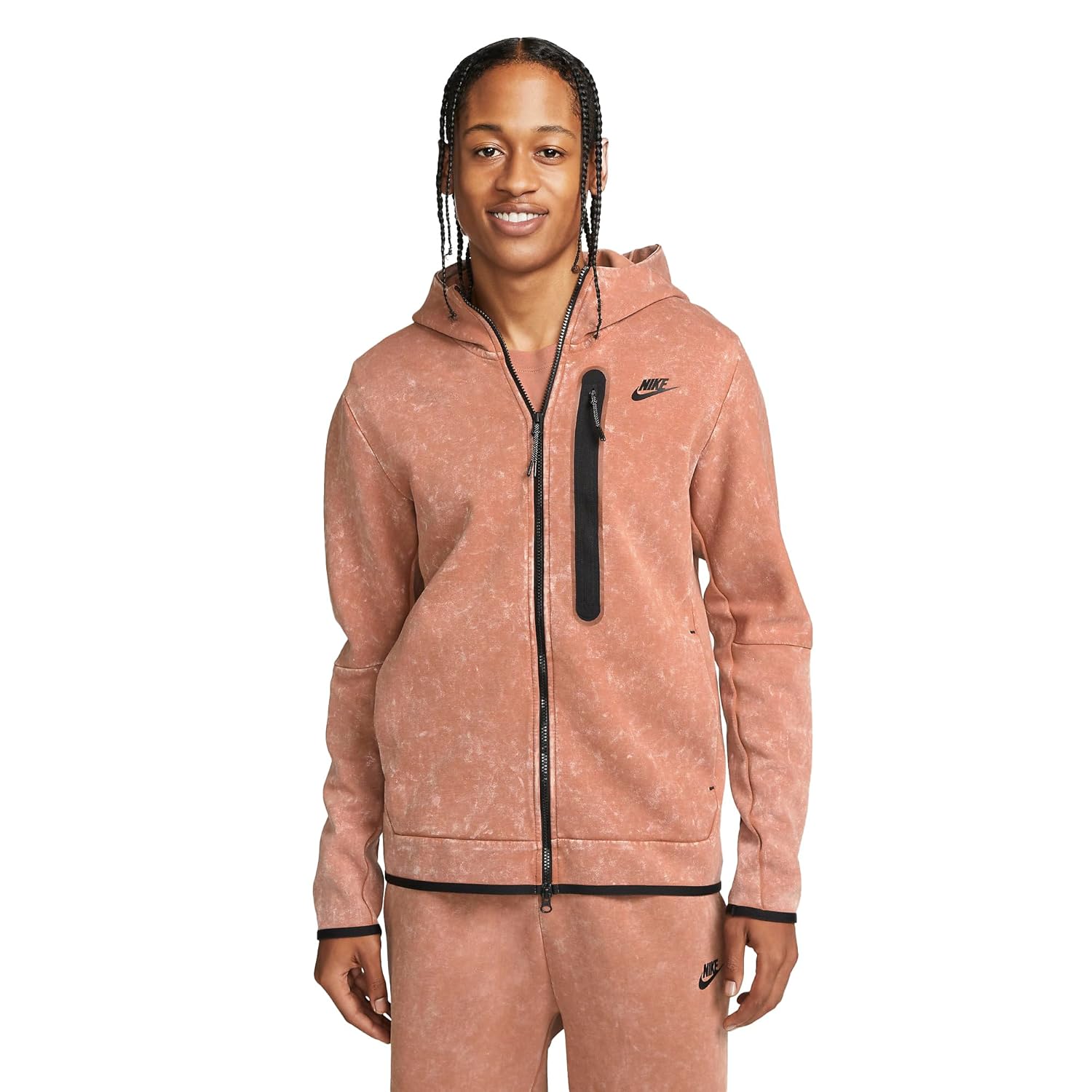 Nike Mens Tech Fleece Washed Full Zip Hoodie
