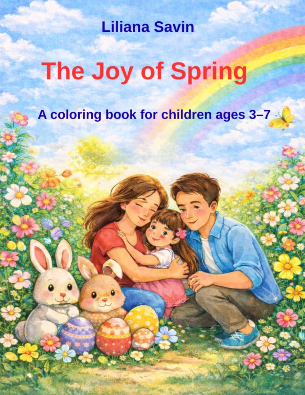 The Joy of Spring: A coloring book for children ages 3–7