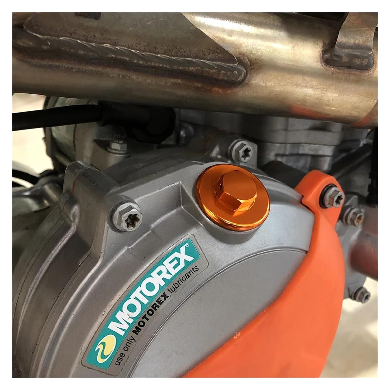 Per KTM 690 Enduro R 2008-2023 690 SMC-R 790 DUKE 890 DUKE 2019-2023 1290 SUPER DUKE R GT 2014-2023 Tappo Di Riempimento Dell'olio Motore(Orange)