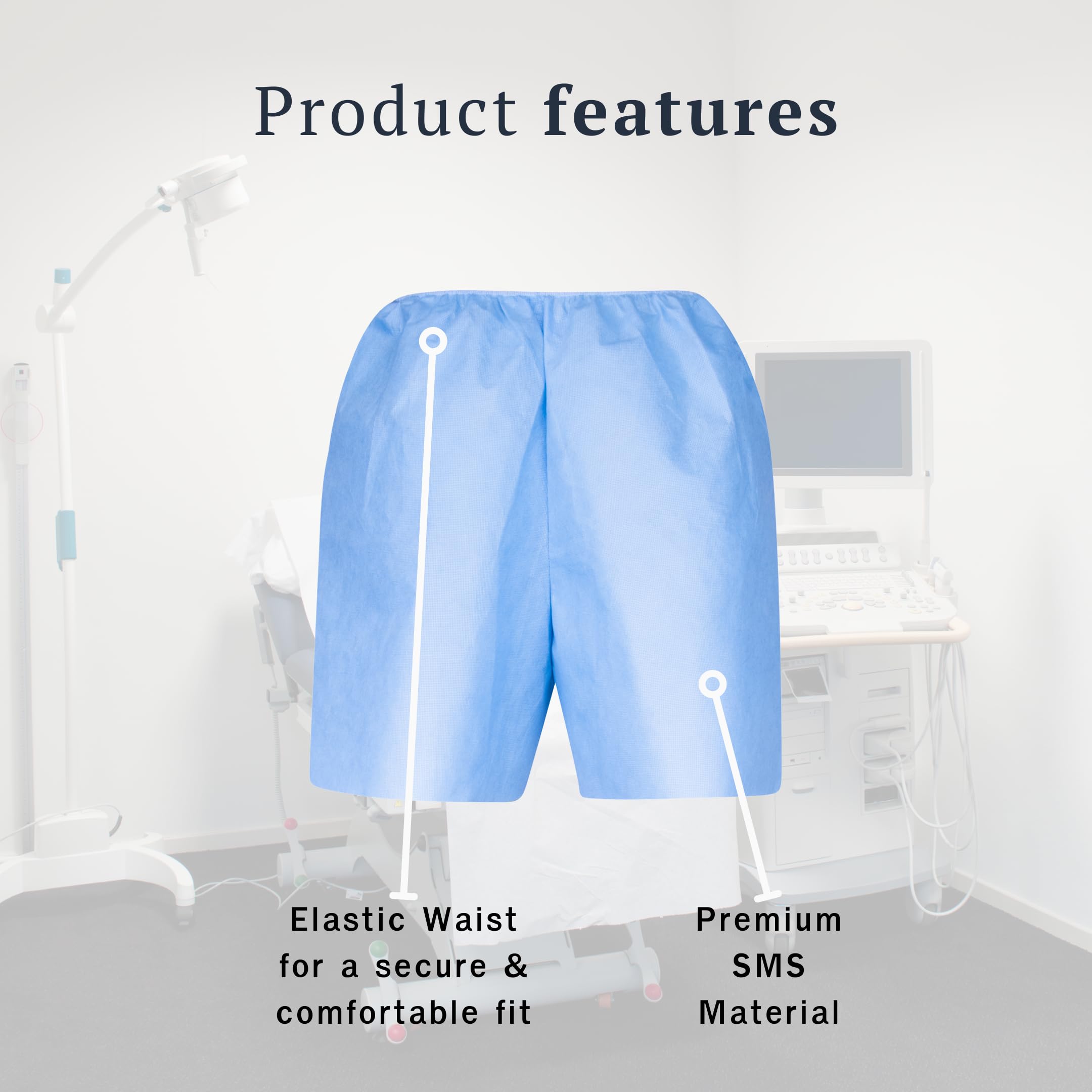 Amazon.com: disposablegowns DG Disposable Exam Shorts 6XL — 50