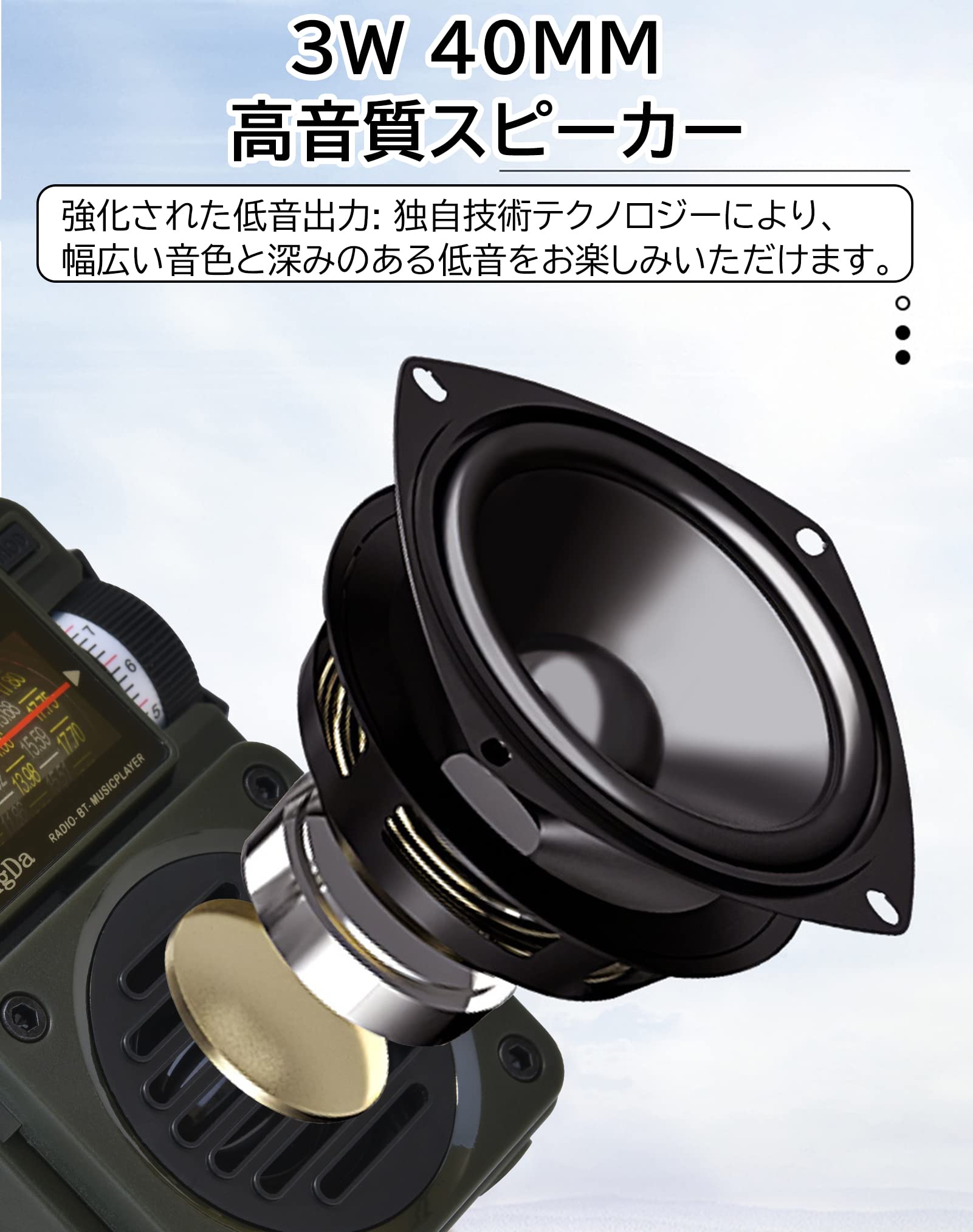 Amazon.co.jp: HanRongDa Bluetoothスピーカー 小型BCLラジオ MicroSD Amazon.co.jp: HanRongDa Bluetoothスピーカー 小型BCLラジオ MicroSD