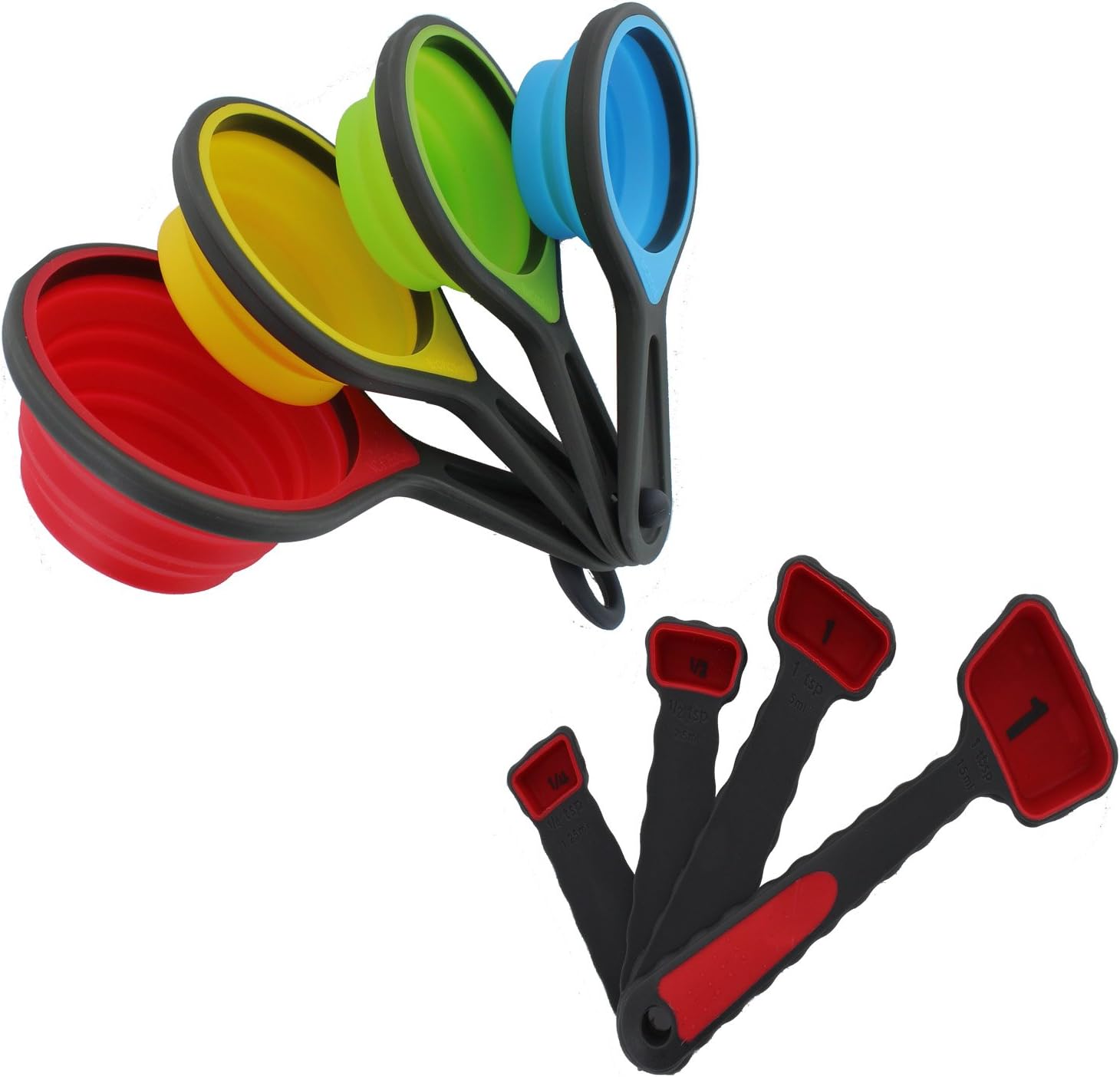 Collapsible Measuring Cups and Spoons