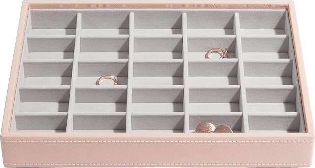 Stackers Blush Classic Medium Jewellery Box Trinkets Layer
