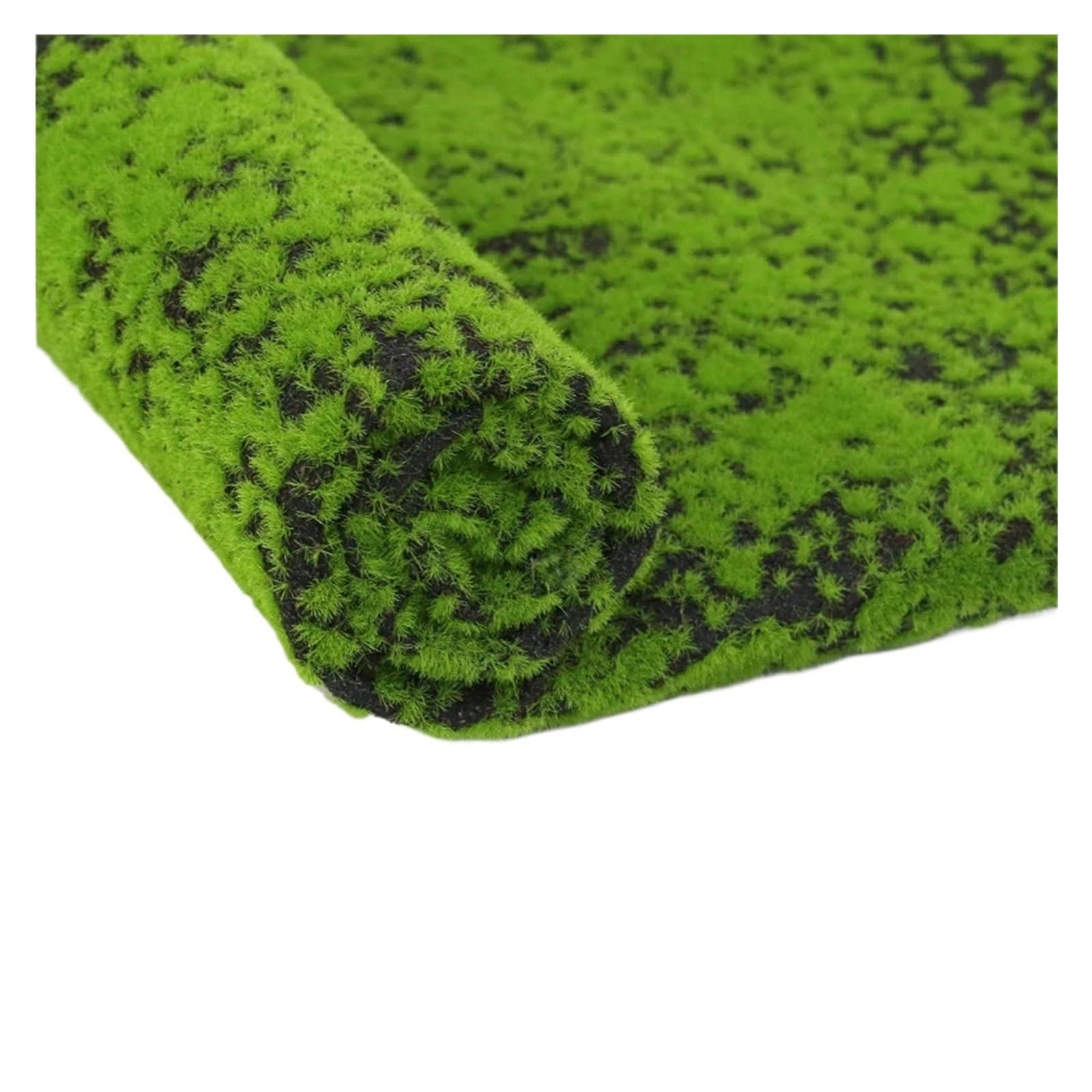 GMGQJST Artificial Grass 100X100cm Mini Artificial Moss Turf Lawn Wall Green Plant DIY Simulation Grass Board Garden Landscape Decor Moss Dollhouse(Color-3)