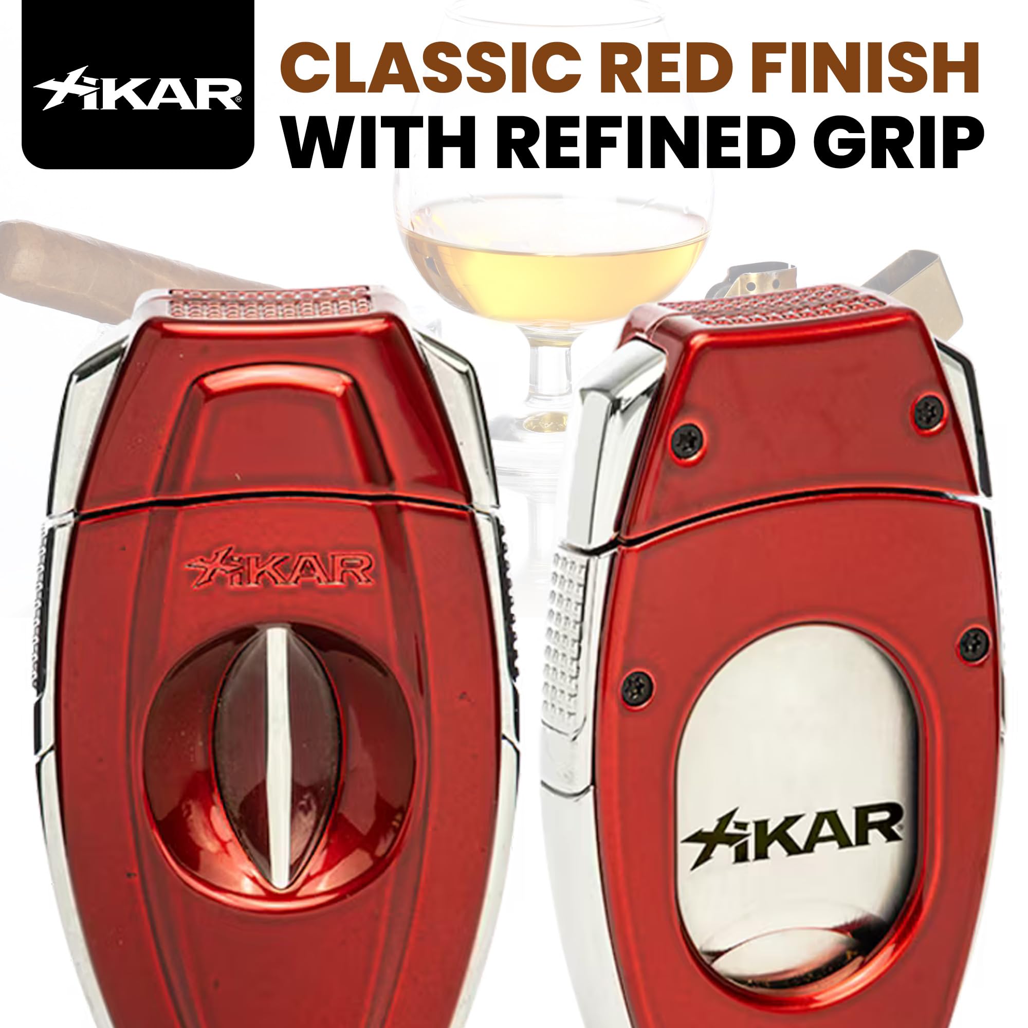 Amazon.com: XIKAR Flip Dual Cigar Cutter - Versatile 64-Ring Gauge