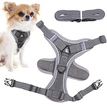 Cat Harness Anti-Escape Adjustable Reflective Strips Breathable Mesh Vest