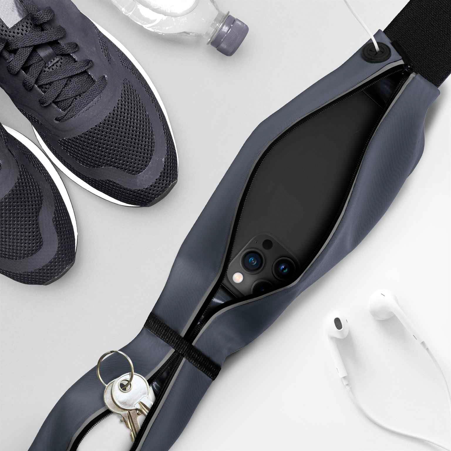 Moex Agility Custodia Per Telekom T Phone 2 Pro - Nylon Oxford, Passante Cintura, Moschettone E Portapenne - Protezione 360° - 3