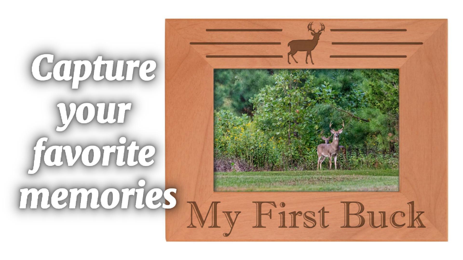 Amazon.com - ThisWear My First Buck Hunting Wood Frame - Portrait