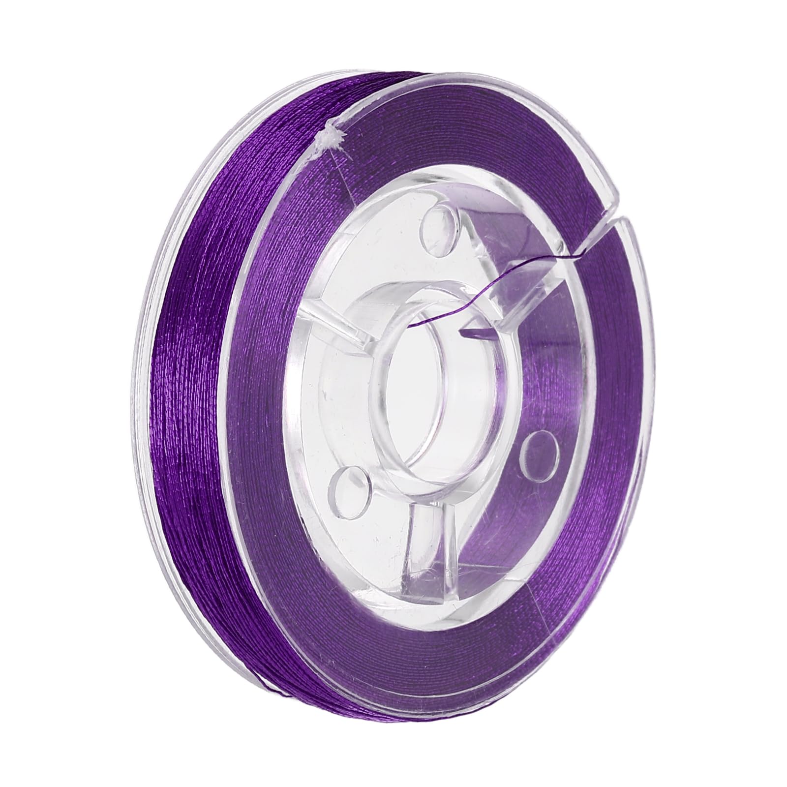YELARXI Rod Wrapping Thread, 300D Metallic DIY Fishing Rod Guides Fixing Line-Fitting For (Fishing Pole Making Repair) 100M/109 Yards & 1 Roll & Metal & Light Purple โ image 1