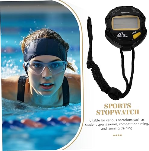 Miniatura 7 de Cronómetro con temporizador digital deportivo cronómetro cronómetro para deportes cronómetro electrónico de mano cronómetro digital suministros