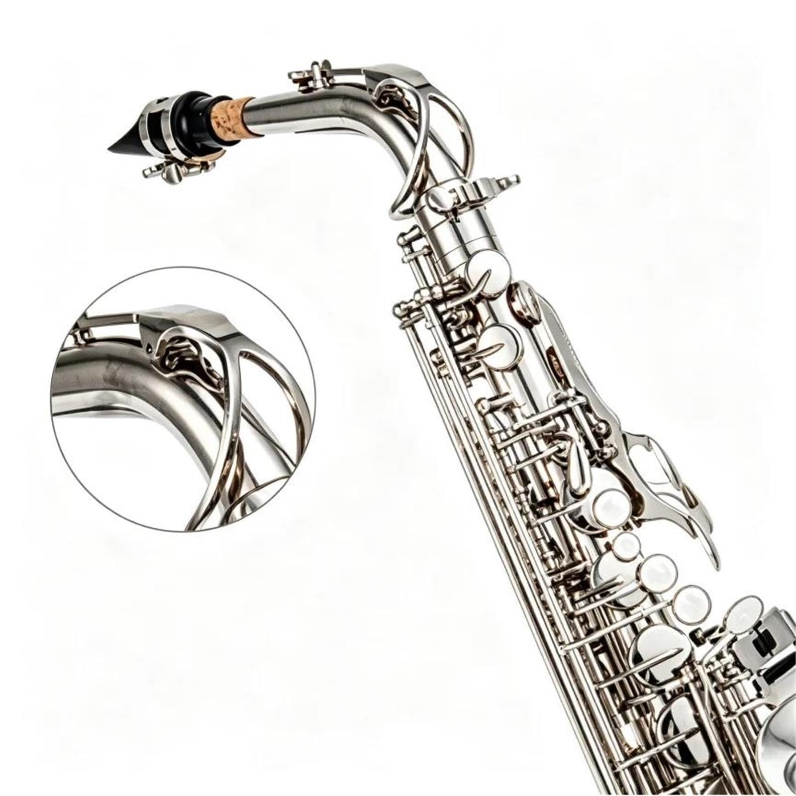 Saxofón Adultos Saxofón Alto En Mi Bemol Niquelado