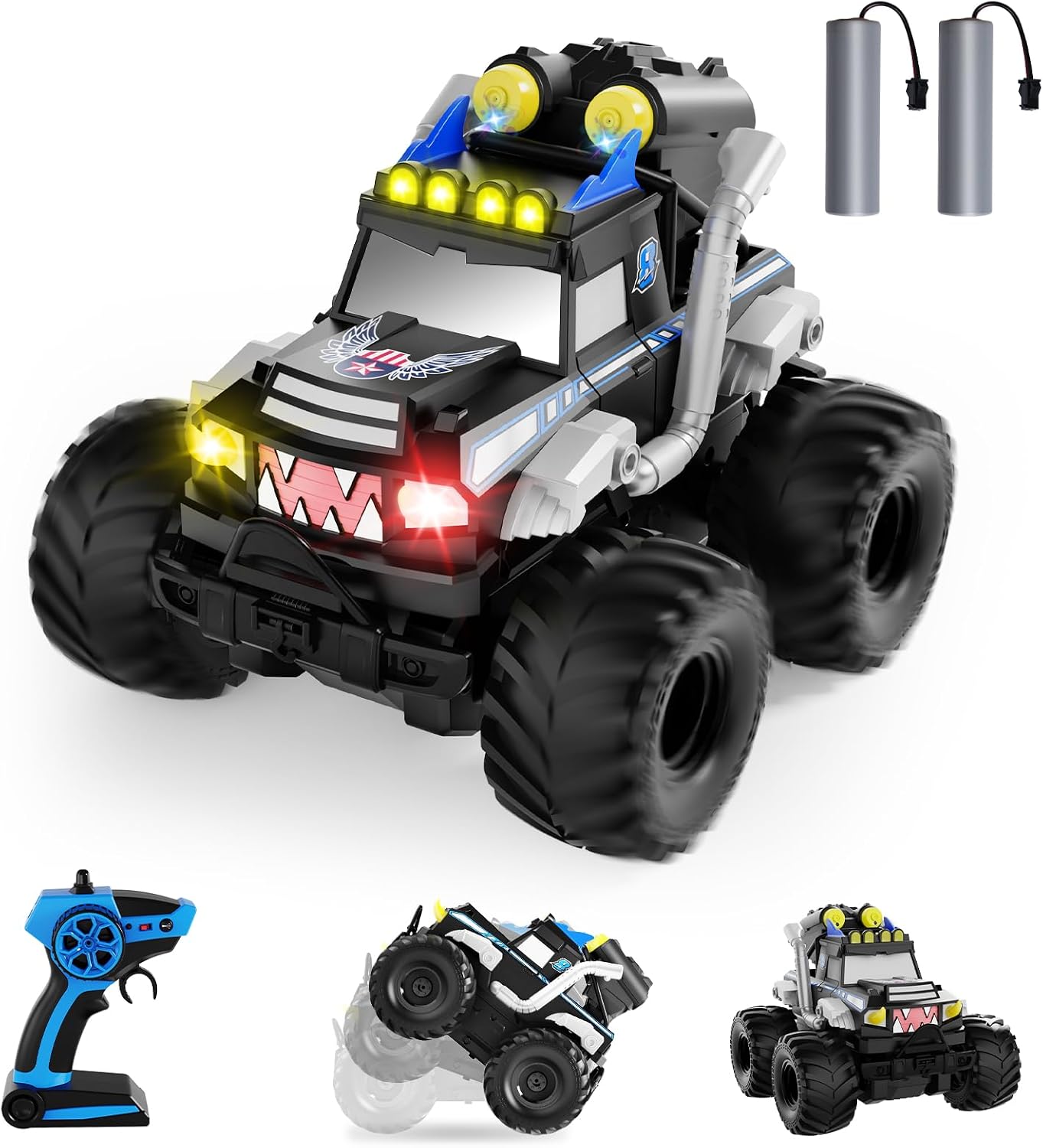 amphibienfahrzeug spielzeug Dysaim Amphibienfahrzeug Ferngesteuertes Auto Offroad, Monstertruck