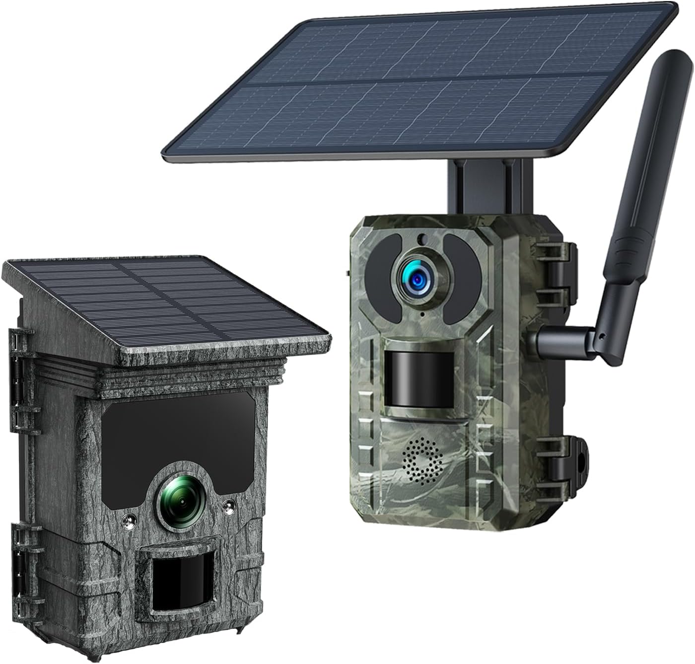 VOOPEAK 4K Solar Trail Camera and Cellular Trail Cameras Bundle Sports & Outdoors