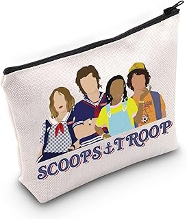 WZMPA TV Show Fans Cosmetic Makeup Bag TV Show Gift Scoops Troop Zipper Pouch For Women Girls, Scoops Troop, Fit
