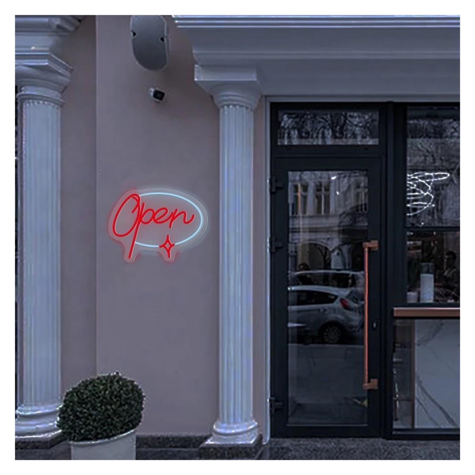 Wiszące neony artystyczne Neon Otwartych Drzwi Dla Firm Regulacja Jasności Pub Klub Restauracja Sklep Światła Otwierające Drzwi 30x40cm