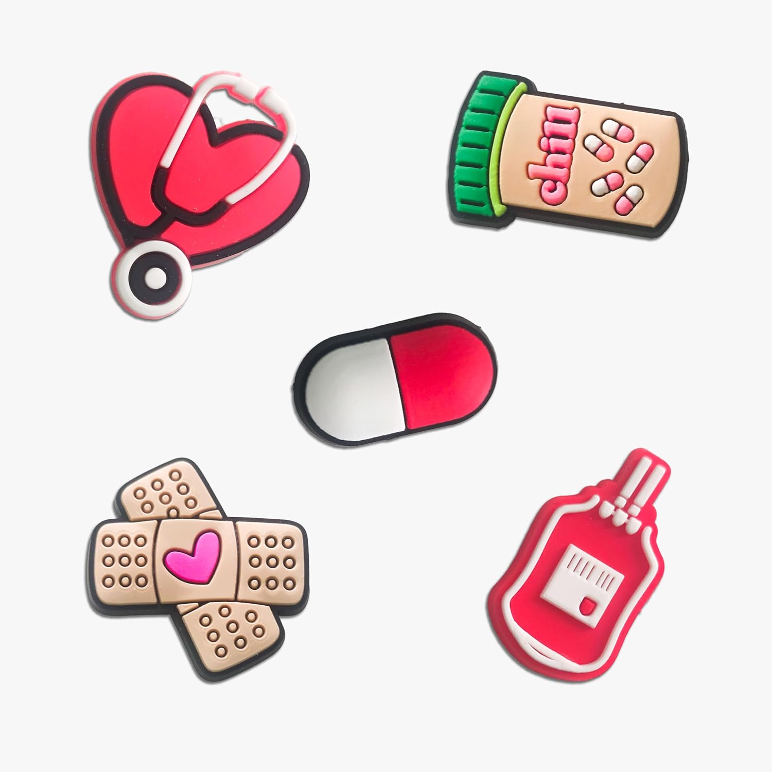 Medical Nurse Shoe Charms for Girls & Women, Cute Medical Accessories for Clogs, Kawaii Shoe Decoration Charms for Party Favor Gifts