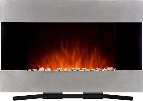 Miniatura 1 de Northwest - Fogata eléctrica con luz LED para pared, flama de hielo y fuego