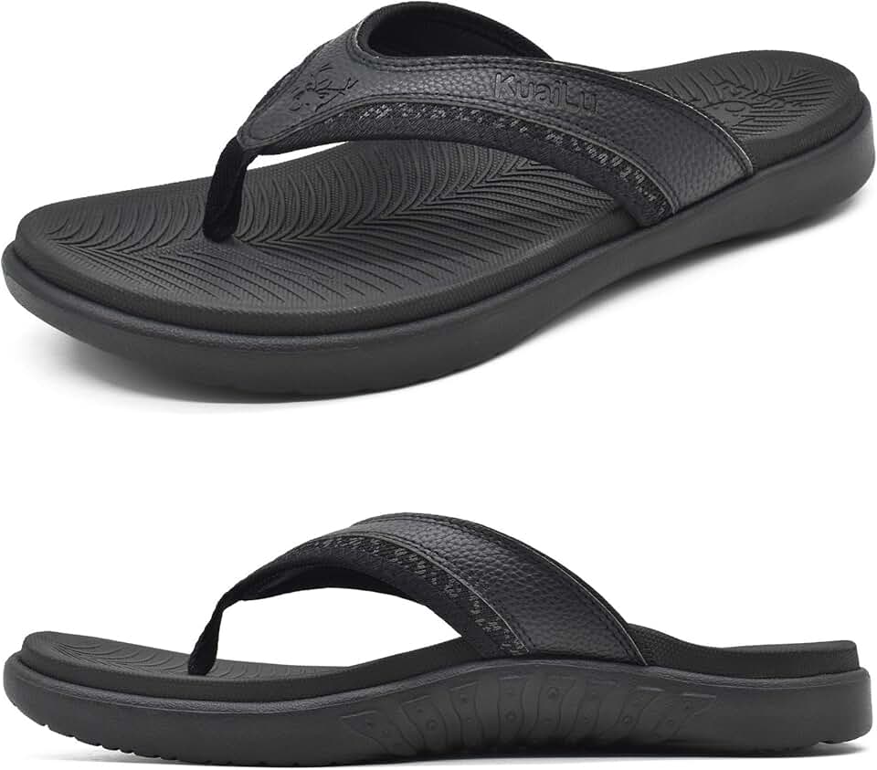flip flop with arch support men's