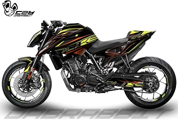 New Graphic kit for ktm 790 890 duke Graphic Decal Kit SHR-FY 790 DUKE - [GLOSSY]