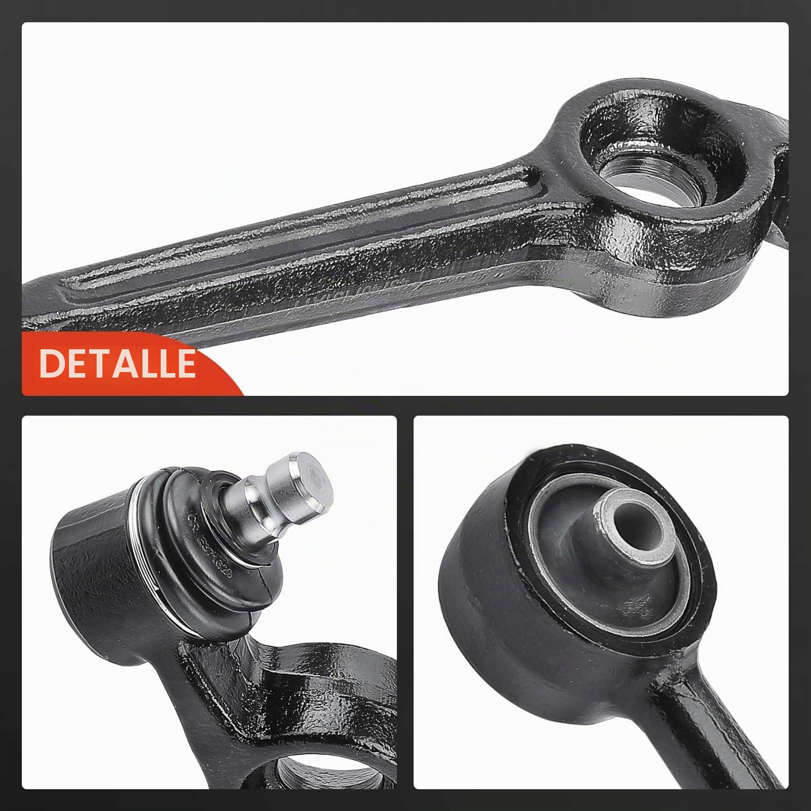 Frankberg 2 brazos de control delanteros izquierdo y derecho 6R0407152F | Compatible con: Ibiza IV Sportcoupé 6J1 6P5, A1 Sportback 8XA 8XF, Polo 6C1 6R1, Ibiza IV ST 6J8 6P8, Fabia III NJ3
