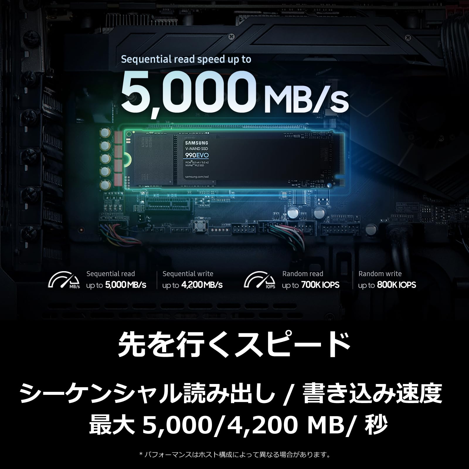 Amazon.co.jp: Samsung 990 EVO 2TB PCIe Gen 4.0 ×4 NVMe M.2 (2280 