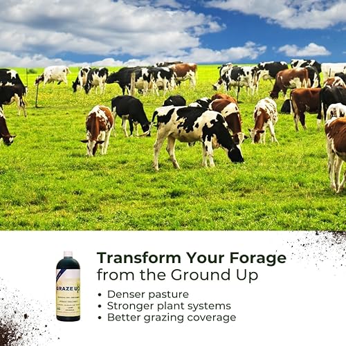 Miniatura 5 de Enmienda del suelo microbiano Graze Up aumenta el crecimiento de pastos y forrajes, mejora la salud del suelo y el desarrollo de las raíces,