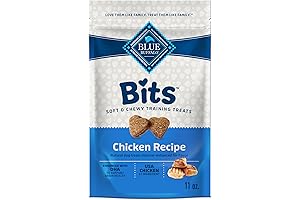 Blue Buffalo Blue Bits Natural Soft-Moist Dog Training Treats for Puppies