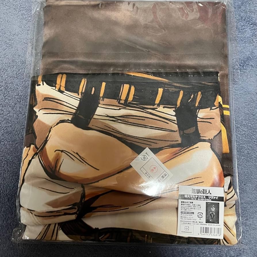 進撃の巨人◇◆ヘキサライド　リヴァイ特大マルチクロス 16756-3130-