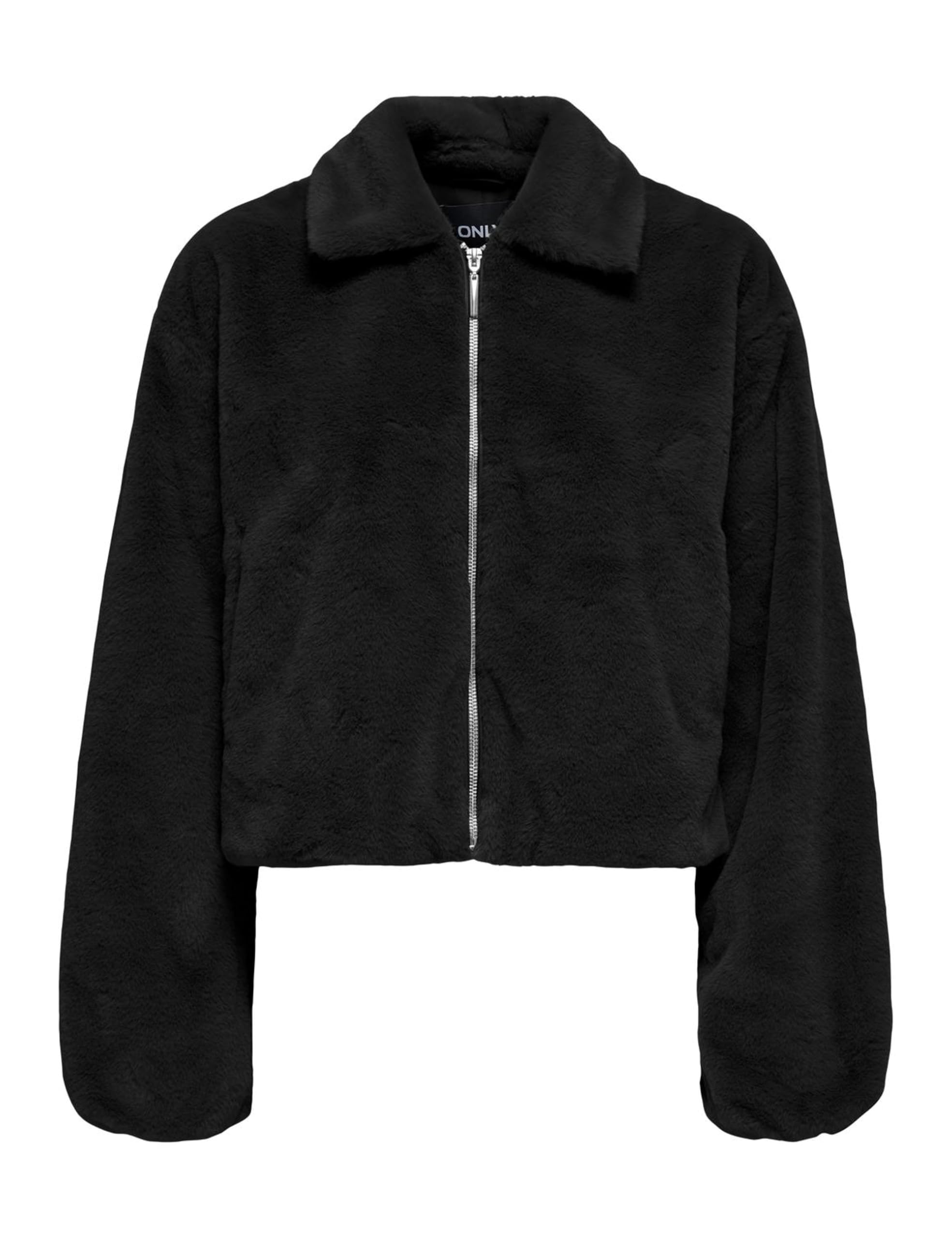 Only Women's Black Onldana Life Faux Fur Jacket Cc Otw, M