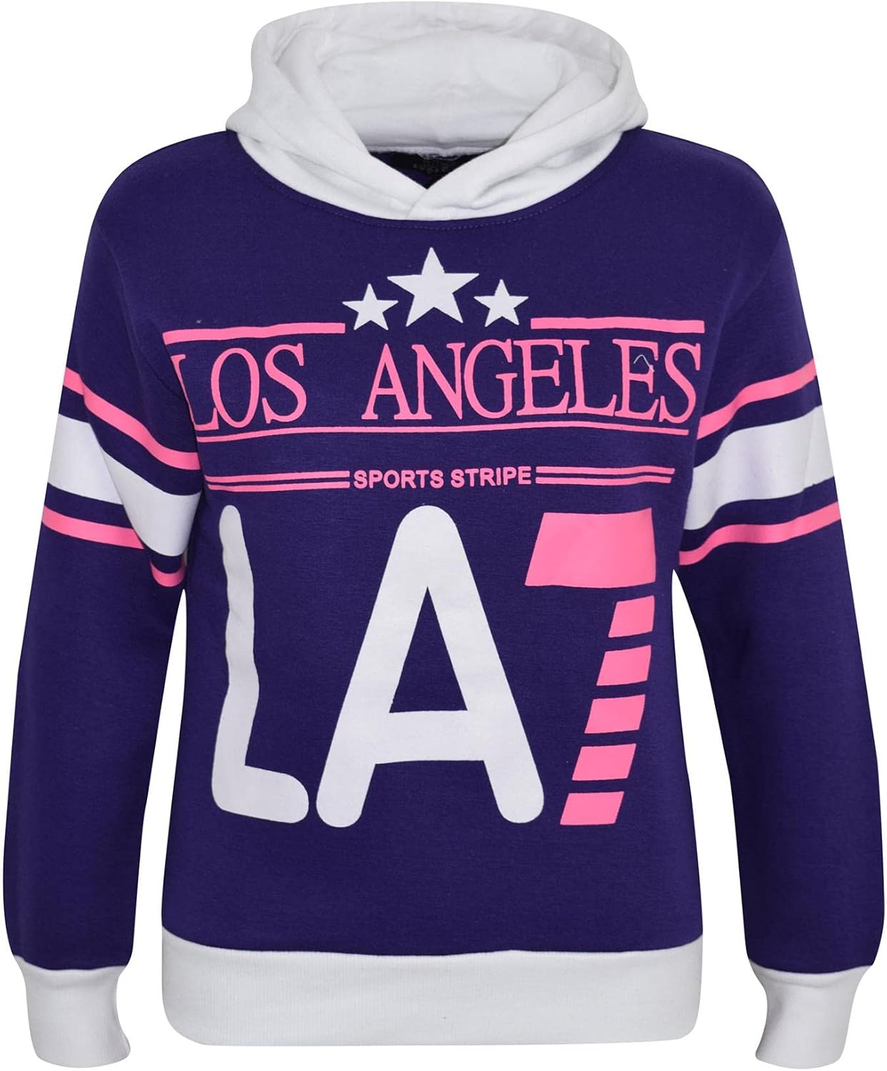 Kids LA7 Tracksuit Two Colour Set Hoodie & Jogger Sweatpants Girls Boys Age 5-13