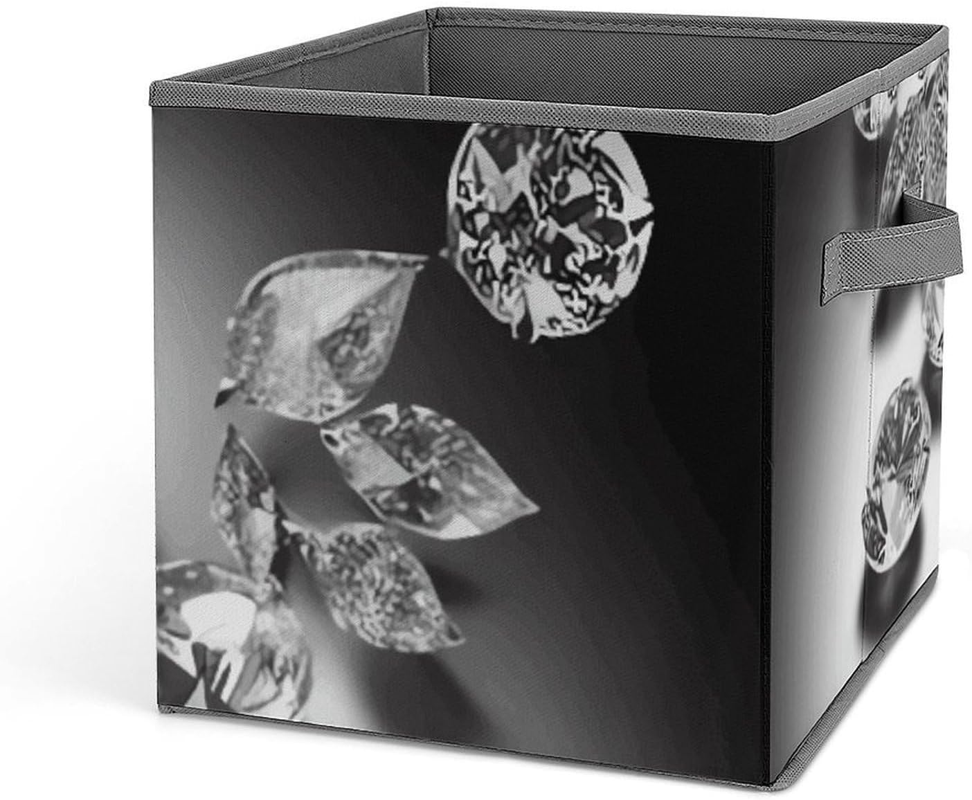 Diamond Jewelry Jewels Luxury Collapsible Storage Bins Large Capacity Fabric Storage Box Cubes Organizer with Dual Handles Baskets for Organizing Clothes Blankets Toys