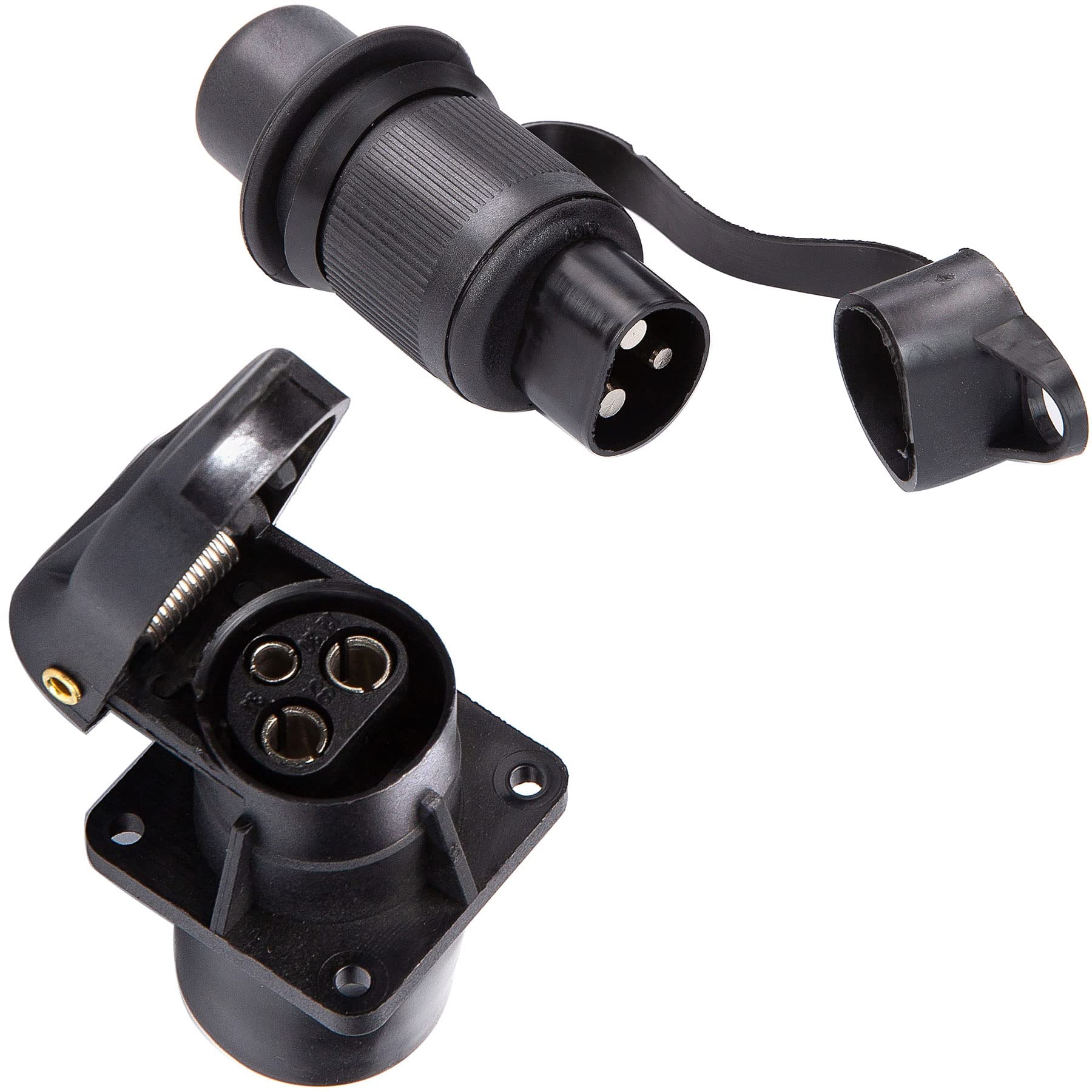 Buy SPARKMOTO 3 Pin Tractor Plug and 3 Pin Tractor Socket, 12V 3 Pin