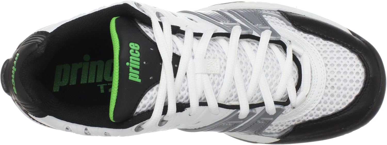 Prince Men's 8P984149-T22 Tennis Shoe,White/Black/Green,8 M US - Image 5