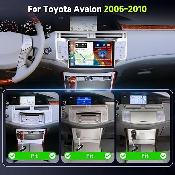 8Core 4GB+64GB,Radio for Toyota Avalon 2005-2010,Android 15 Car Stereo with 5.0Bluetooth,9 Inch 1280X720 IPS Touchscreen,Wireless Carplay/Android Auto GPS DSP 46EQ WiFi FM/RDS SWC IP69K Backup Camera