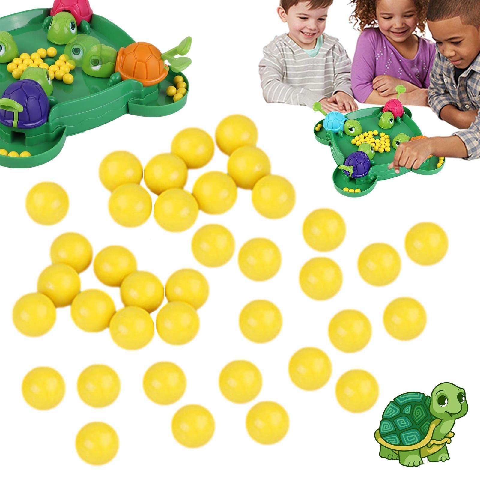 qiyifang Turtle Board Game, Kids Board Games Toy, Preschool Game for Kids, Hungry Turtle Board Game, Intense Game Of Quick Reflexes, Grab the Bean Ball Game
