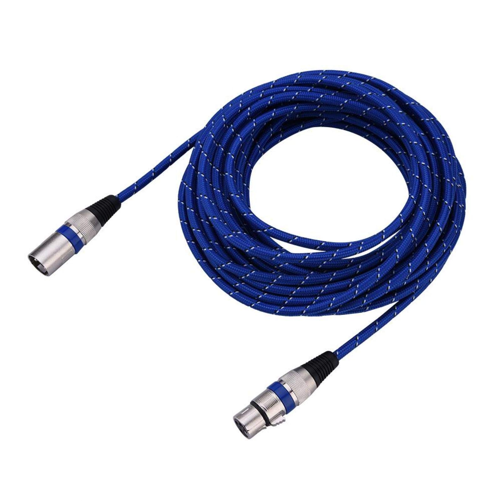 Cavo XLR Microfono Cavo Prolunga XLR 3 Pin Maschio-femmina Da 3 Piedi Per Microfono, Audio Professionale, Schermato E Resistente Cavo Audio 3 Pin XLR