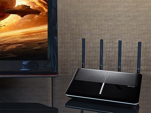 Miniatura 8 de TP-LINK TL-WR1043ND V3 N450 router de Gigabit de 450 Mbps con puerto USB para intercambio y almacenamiento, 3 antenas desmontables y botón WPS, Negro