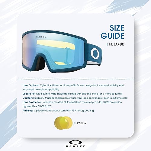 Miniatura 4 de OAKLEY Target Line MEDIANOGRANDE Gafas de Esquí Para Hombres Para Mujeres OO7120, OO7121 +PAQUETE con KIT DE ACCESORIOS PARA GAFAS
