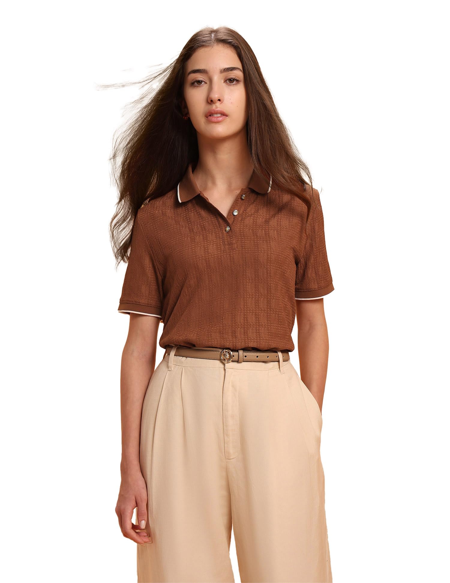 u.s. polo assn. Women's Loose Fit Polo Shirt-picture-44