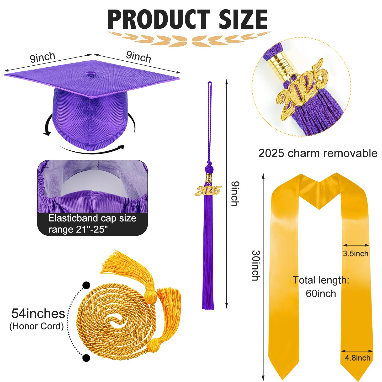 Snapklik.com : Mukum Matte Graduation Cap And Gown 2026 Set Bulk