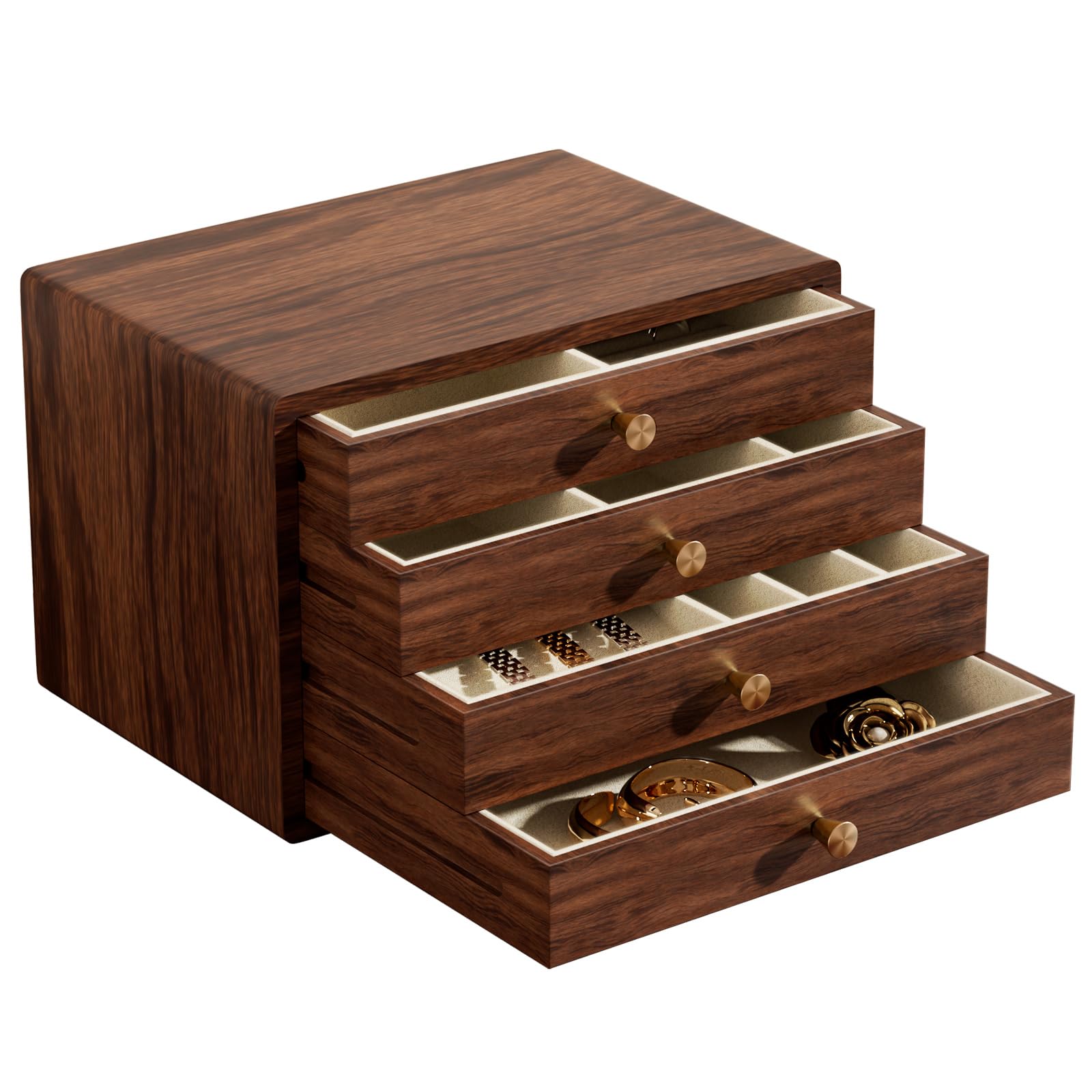 Amazon.com: GENUINED Gifts for Women, Large Black Walnut Wooden