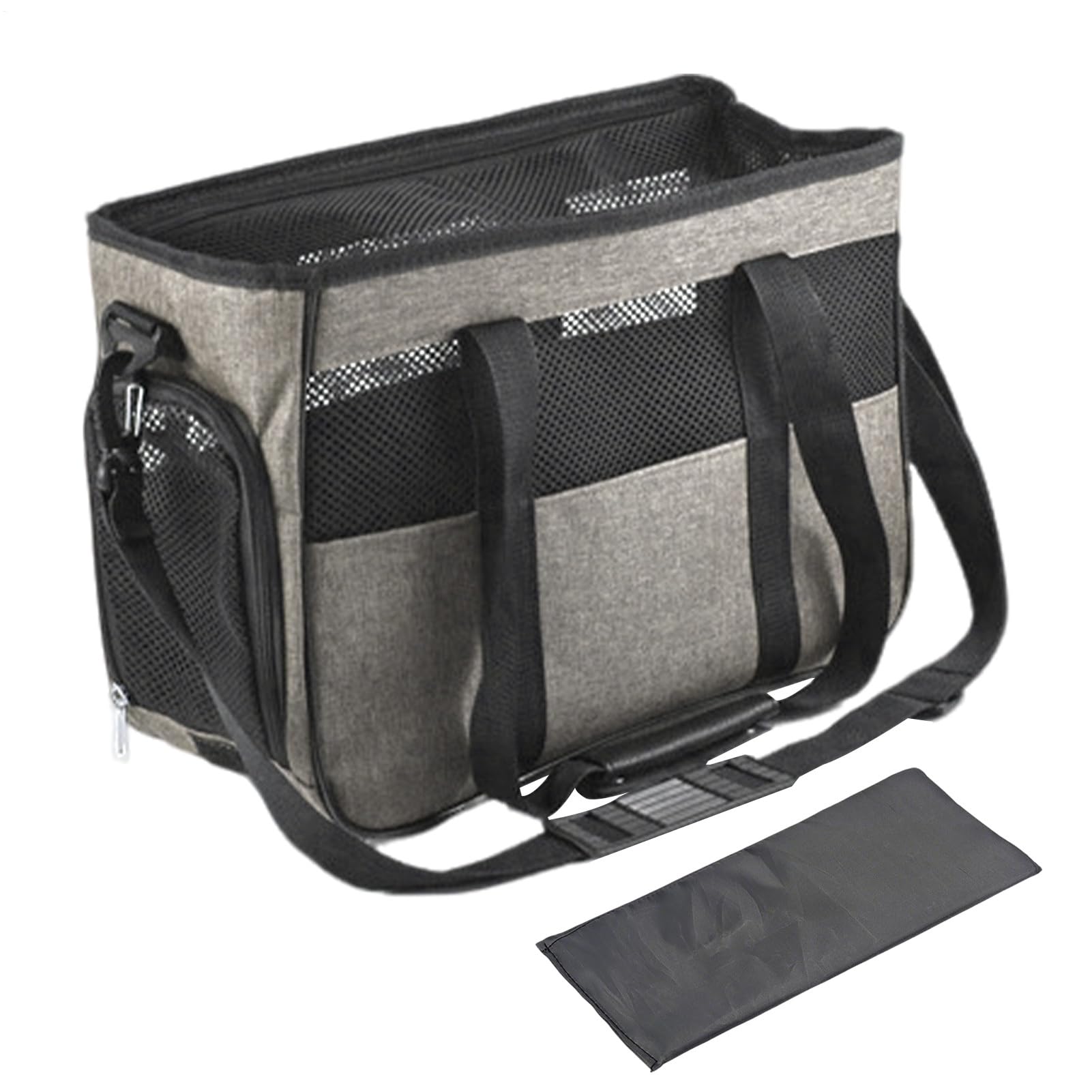Sac de transport pour petits chiens en textile souple avec ouvertures d'aération