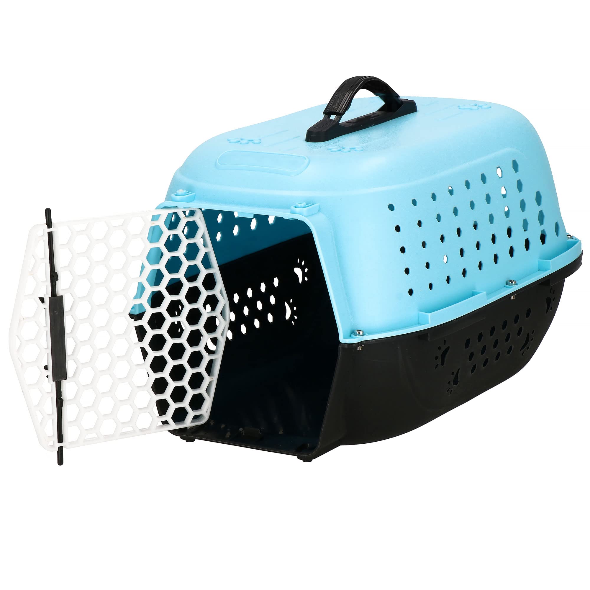 SPRINGOS Boîte de transport pour chien - 48 x 28 x 33 cm - En plastique rigide - Pour chats et chiens
