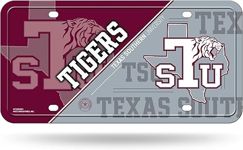 Miniatura 271 de NCAA etiqueta de metal para auto, negro